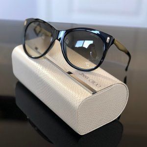 Jimmy Choo ALLY/S Black & Gold Sunglasses